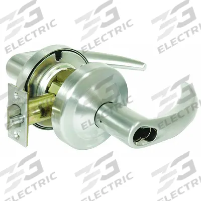 SCHLAGE Door Lockset: Storeroom Lever Locksets, Chrome - Electric Lever Locksets