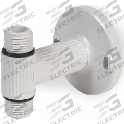 EDWARDS SIGNALING Double Threaded Wall Mount: Tower Light Mount, For 200 Class - Mounts for Modular Tower Lights