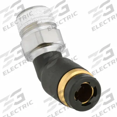 LEGRIS Push-Fit Elbow Fitting: 1/4 in OD x 3/8 in Pipe Size, Push-to-Connect x MNPT - Nylon & Nickel-Plated Brass Tube Fittings