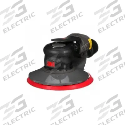 3M Air Orbital Sander: 6 in Disc, Hook and Loop/Pressure Sensitive Adhesive - Central Vacuum Random Orbital Sanders