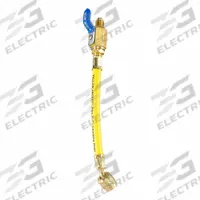 YELLOW JACKET Hose: 9 in Lg, Yellow, Ball Valve (MPN 29011). Key specifications — Brand: YELLOW JACKET; Includes Valve: Yes.