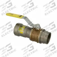 VIEGA MEGAPRESS Manual Two-Way Ball Valve: 1 1/4 in, Bronze, Straight, 125 psi Max. Pressure (CWP) (MPN 30645). Key specifications — Brand: VIEGA MEGAPRESS; Handle: Locking Lever.