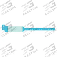 ID Wristband: No Legend, 11 3/4 in Overall Lg, 1 5/8 in Overall Wd, Plastic, Blue, 500 PK (MPN CLS-PS-05). Key specifications — attr1126094: Blue.