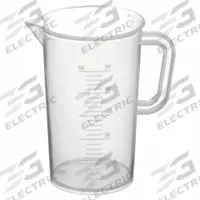 APPROVED VENDOR Beaker: Tall Form with Handle, Printed Graduation, Polypropylene, Clear, 50 mL (MPN 326485-0050). Key specifications — attr1370319: Clear; attr1370337: Printed; attr1370306: Colorless; attr1370307: APPROVED VENDOR; attr1370311: Beaker; attr1370320: Yes.