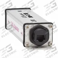 EATON TRIPP LITE Extender/Repeater: Desktop/Wall, RJ45 (Female), RJ45 (Female), Silver, Aluminum (MPN NPOE-EXT-1G30WP). Key specifications — Features: Delivers 30W of Power Plus Data up to 328 ft; Input Type: RJ45 (Female); Brand: EATON TRIPP LITE; Color: Silver; Includes: (2) Water Resistant Covers; Material: Aluminum; Mounting Location: Desktop; Output Type: RJ45 (Female).