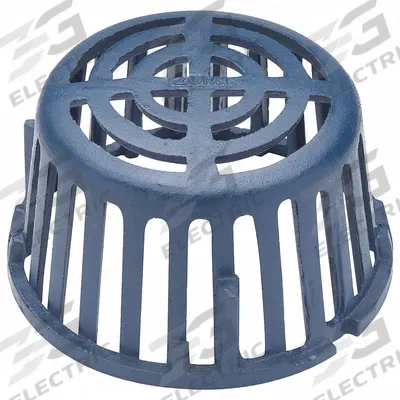 ZURN Dome Strainer: 7 5/8 in Overall Dia, 4 1/8 in Overall Ht, Cast Iron, Unfinished - Domes & Cages for Roof Drains