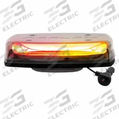 CODE 3 Mini Light Bar: Emergency Vehicle Mini Light Bar, Amber/Red, 40.8 W Watt, Clear, LED, IP65 (MPN C5550CRA-VM). Key specifications — Brand: CODE 3; Lens Color: Clear; Number of Flash Patterns: 91; Installation Type: Removable; Operating Voltage: 12-24V DC.