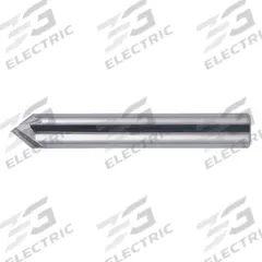 CLEVELAND Chamfer Mill: Carbide, 4 Flute, 120°, 3/8" Mill Dia, 2-1/2" OAL (MPN C66218)