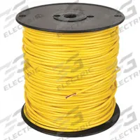SOUTHWIRE Hookup Wire: 12 AWG Conductor Size, Yellow, 500 ft Overall Lg, 600 V Volt (MPN 411040502). Key specifications — Brand: SOUTHWIRE; Product Type: Machine Tool Wire; Standards: UL 1020; Manufacturer Part Number: 411040502.