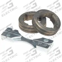 LINCOLN ELECTRIC Drive Roll Kit: 2-Roll, 0.072 in, V-Knurl, 0.068 in to 0.072 in (MPN KP1697-068). Key specifications — For Welder Series: Power MIG 256; For Wire Feeder Series: Power Feed 25M; For Wire Type: Flux-Cored; Brand: LINCOLN ELECTRIC; Manufacturer Part Number: KP1697-068.