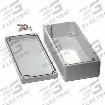 HAMMOND Enclosure: Die-Cast Aluminum, 6 in x 3 in x 2 in, NEMA 12/13/4/4X/6/6P - Fiberglass Submersible Enclosures