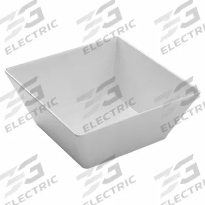 AMERICAN METALCRAFT Melamine Bowl,Square,9-1/2": 125 oz Capacity, Melamine - Serving Bowls