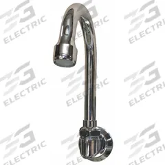 SANI-LAV Spout: Spout, Gooseneck, Swivel Spout, Brass, Chrome, 2 gpm Flow Rate, Aerated, NPT (MPN 2002). Key specifications — Includes: Aerator; Product Type: Spout; Spout Style: Swivel; Body Material: Brass; Brand: SANI-LAV.
