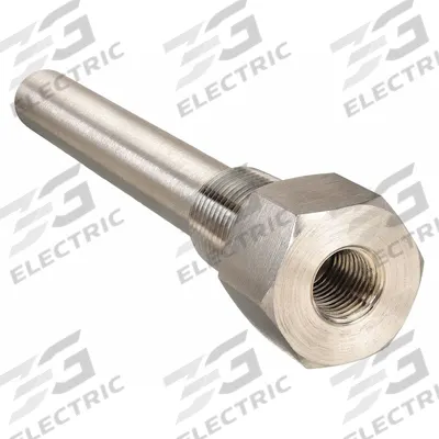 Dwyer Threaded Thermowell: Stainless Steel, For 6 in Stem Lg, 6 in Insertion Lg - Temperature Regulator & Duct Sensor Thermowells