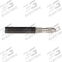 STARRETT Pin Vise: Pin Vise, 1 mm Max Size - mm, 0 in Min Size - Inch, PVC Coated Grip, Octagon (MPN 166A). Key specifications — attr1181472: PVC Coated; attr1181473: Octagon; attr1181474: 3.65 in; attr1181475: No; attr1181485: STARRETT.