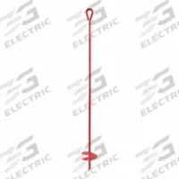 APPROVED VENDOR Earth Anchor: Red, Steel, 40 in Overall Lg, 4 in Overall Dia, 800 lb Load Capacity (MPN 4LVK5). Key specifications — Color: Red; Material: Steel; Brand: APPROVED VENDOR; For Use With: Furniture.