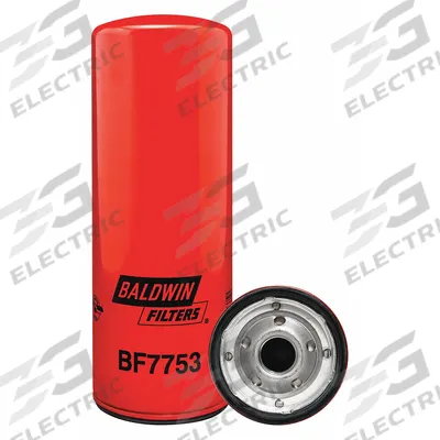 BALDWIN FILTERS Fuel Filter: Spin-On, 3 11/16 in Outside Dia, 1"-14 Thread Size, Cellulose - Spin-On Fuel Filters