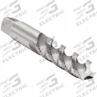 CHICAGO-LATROBE Spiral Flute Tap: 7/16"-14 UNC, H11 / 1B, 3 Flute, Semi-Bottoming Chamfer (MPN 313531)