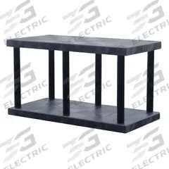 STRUCTURAL PLASTICS Plastic Shelving: 48 in x 24 in, 27 in Overall Ht, 2 Shelves (MPN ST4824B). Key specifications — Resistance Properties: Corrosion-Resistant; Frame Material: Plastic; Shelving Material: High Density Polyethylene; Brand: STRUCTURAL PLASTICS.