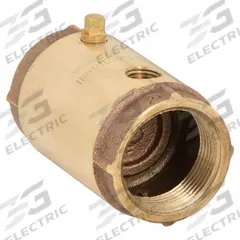 CAMPBELL Spring Check Valve with Taps: Poppet, Inline Valve Body, 1 1/4 in Pipe Size, FNPT x FNPT (MPN CVB-5TLF). Key specifications — Brand: CAMPBELL.