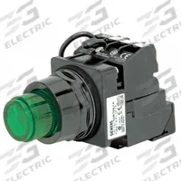 SIEMENS Illuminated Push Button: Illuminated, Extended Profile, Non-Metallic, 30 mm, 1NO/1NC (MPN US2:52BT6G3A). Key specifications — Brand: SIEMENS; Action: Momentary; Series: Class 52; Push Button Material Type: Non-Metallic.