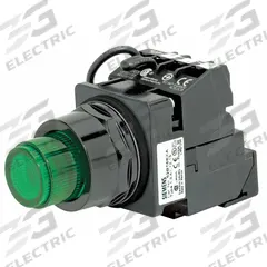 SIEMENS Illuminated Push Button: Illuminated, Extended Profile, Non-Metallic, 30 mm, 1NO/1NC (MPN US2:52BT6G3A). Key specifications — Brand: SIEMENS; Action: Momentary; Series: Class 52; Push Button Material Type: Non-Metallic.