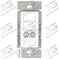 LUTRON Occupancy Sensor: Occupancy/Vacancy, Fluorescent/Halogen/Incandescent/LED, Hard Wired, White (MPN MS-A202-WH). Key specifications — Operating Voltage: 120 to 277V AC; Neutral Required: No; Nightlight: No; Sensor Brand: Lutron.