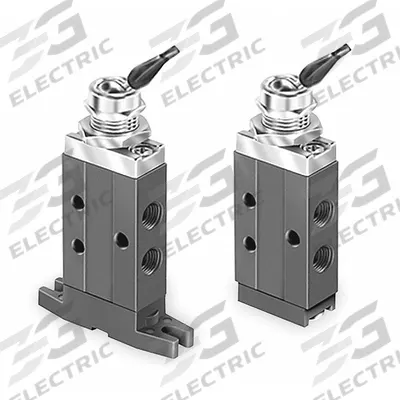 Parker Manual Air Control Valve: DirectAir 2, Three-Way / Two-Position, Toggle - Parker Directair 2 Series Manual Air Control Valves