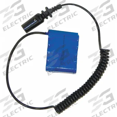 CADDY CLEAN Battery: Plastic/Rubber, 4 in Overall Lg, 3 in Overall Wd, Black - Batteries & Battery Chargers for Floor Cleaning Machines