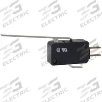 HONEYWELL Miniature Snap Action Switch: Lever Actuator, 1NO/1NC, Quick Connect (MPN V7-1A17D8-048). Key specifications — AC Contact Rating: 5 A @ 250 V; Electrical Connection: Quick Connect; Series: V7; Brand: HONEYWELL.