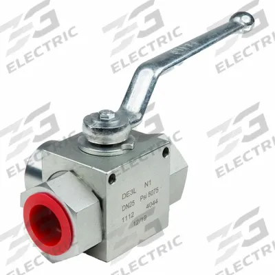 CHIEF Hydraulic Ball Valve: Not Lockable, 4.51 in Handle Lg, Three-Way Ways - Hydraulic Ball Valves
