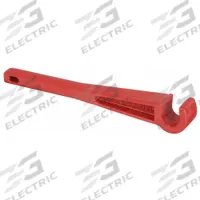 WHEELER-REX Valve Wheel Wrench: 3/4 in Head Size, 8 in Overall Lg, Aluminum, Painted, Nonsparking (MPN 8708). Key specifications — attr310395: Yes; attr310394: Painted; attr310393: Aluminum; attr324959: WHEELER-REX.