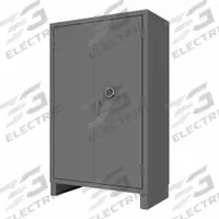 DURHAM MFG Storage Cabinet: 48 1/4 in x 24 1/4 in x 78 in, Swing Handle & Electronic Keypad, Legs (MPN HDCPL-244878-4S-95). Key specifications — attr62713: Recessed; attr62698: Gray; attr62736: Welded; attr87895: Legs; attr62693: Assembled; attr62737: Stationary; attr62694: Adjustable; attr62695: Powder Coated.