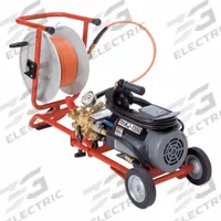 RIDGID Corded Water Jetter: Corded, For 1 1/4 in to 4 in Pipe, 1/4 in Hose Dia., 100 ft Hose Lg. (MPN 62597). Key specifications — attr529285: 115V AC; attr545529: Propulsion; attr518564: RIDGID.