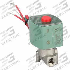 REDHAT Solenoid Valve: 2-Way, Normally Closed, 1/4 in Pipe Size, 110V AC/120V AC, High Flow (MPN 8262H226). Key specifications — Pipe Size: 1/4 in; Voltage: 110V AC; Brand: REDHAT; Coil Enclosure: Watertight.