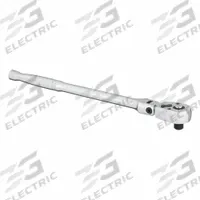 WESTWARD Hand Ratchet: Pear, Reversible, 9 1/2 in Overall Lg, Chrome, 5° Min Arc Swing (MPN 1NUD5). Key specifications — attr1205598: Reversible; attr1205605: Quick-Release Included; attr1205626: Chrome; attr1205607: Pear; attr1205624: WESTWARD.