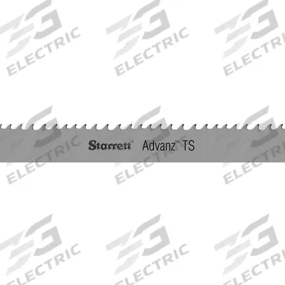 STARRETT Band Saw Blade: Carbide, Advanz(TM) TS, 15 ft 6 in, Variable Cutting Edge - Stainless Steel & Hard Alloy Cutting Blades