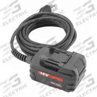 RIDGID Cord Adapter: For use with RP 340/RP 350/RP 351 (MPN 44468). Key specifications — attr531241: RP 350; attr531245: Power Adapter; attr531235: 44468.