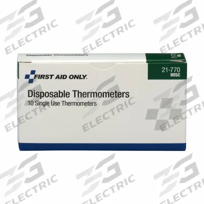 APPROVED VENDOR Disposable Thermometer: Forehead, Disposable Thermometer, 15 sec Readout Time - Disposable Thermometers