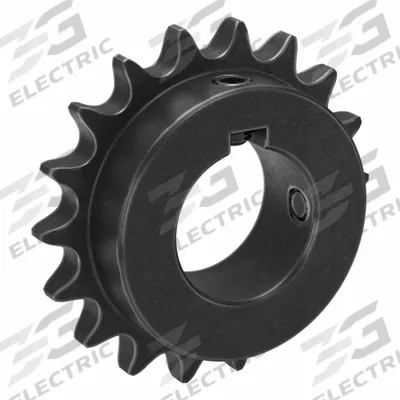 TSUBAKI Single Strand Sprocket: 60, For 3/4 in Chain Pitch, 1 15/16 in Bore Dia - Size 60 Fixed-Bore Roller Chain Sprockets
