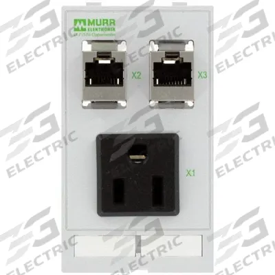 MURRELEKTRONIK Combination Insert: RJ45 Cat5E, NEMA 1-15, 125 V AC Socket Volt Rating - Panel Interface Inserts