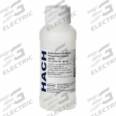 HACH Butterfield's Buffered Phosphate: 90 mL Volume, Liquid, Bottle, Buffer - pH Buffers