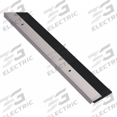 NATIONAL GUARD Door Sweep: Single Fin Insert, Aluminum, 84 in Lg, 2 7/16 in Wd - Door Sweeps