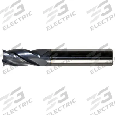 CLEVELAND Square End Mill: Carbide, AlTiN Coated, 4 Flute, 14 mm Mill Dia, 30 mm LOC - General Purpose Carbide Square End Mills