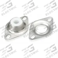 DAYTON 2 Bolt Flange Bearing: 2 Bolt, 3/4 in Bore, 4 3/8 in Overall Lg, 1 1/8 in Overall Ht (MPN 1F572). Key specifications — Brand: DAYTON.