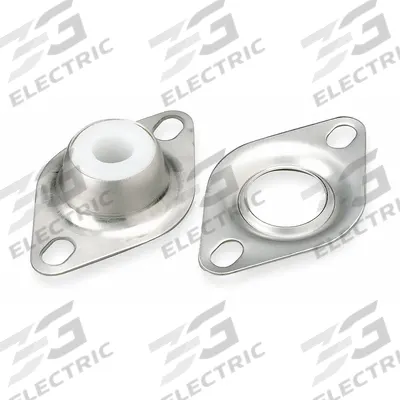 DAYTON 2 Bolt Flange Bearing: 2 Bolt, 3/4 in Bore, 4 3/8 in Overall Lg - Stamped Steel Flange-Mount Plain Bearings