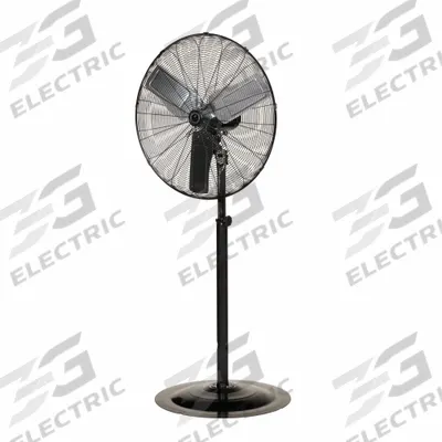 TPI COMMERCIAL Circulating Fan: 30 in Blade Dia, 3 Speeds, 1/6 hp Motor HP, Oscillating - Standard Industrial Pedestal Fans