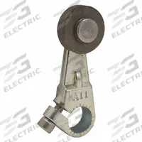 TELEMECANIQUE SENSORS Limit Switch Lever Arm: Roller Lever, Fixed, 1.5 in Arm/Operator Lg - Max (MPN 9007MA2). Key specifications — Brand: TELEMECANIQUE SENSORS; Compatible with Series: 9007C; Roller Position: Outside Offset; Actuator Style: Rotary Lever Roller.