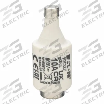 BUSSMANN IEC Fuse: Time Delay, 10 A, 500 V AC - IEC Type D Fuses