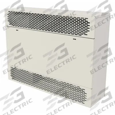 QMARK Cabinet Unit Heater Easy Install: Fan Forced, 10 kW Watt Output, White - Surface-Mount Electric Cabinet Wall Heaters